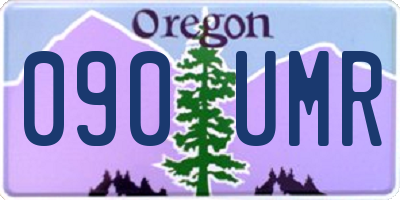 OR license plate 090UMR