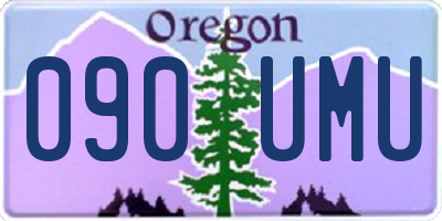 OR license plate 090UMU