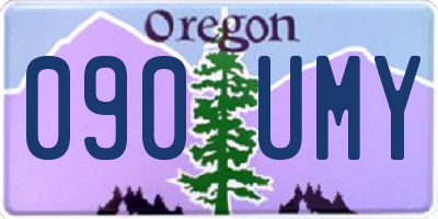 OR license plate 090UMY