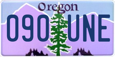 OR license plate 090UNE