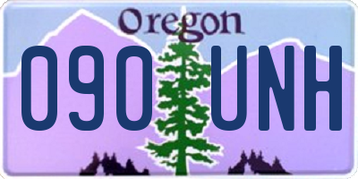 OR license plate 090UNH