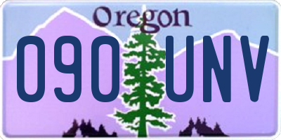 OR license plate 090UNV