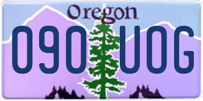 OR license plate 090UOG