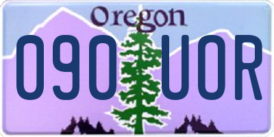 OR license plate 090UOR