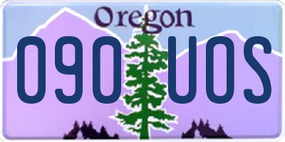 OR license plate 090UOS