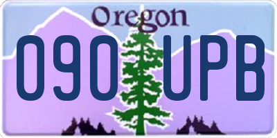 OR license plate 090UPB