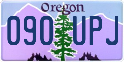OR license plate 090UPJ