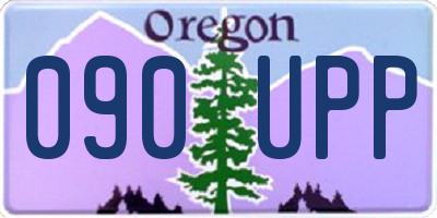 OR license plate 090UPP