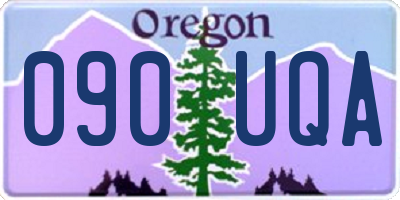 OR license plate 090UQA