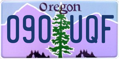 OR license plate 090UQF