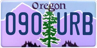 OR license plate 090URB