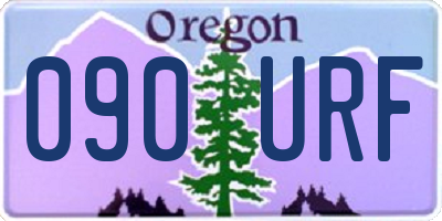 OR license plate 090URF