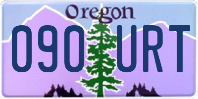 OR license plate 090URT