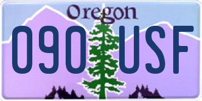 OR license plate 090USF