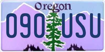 OR license plate 090USU