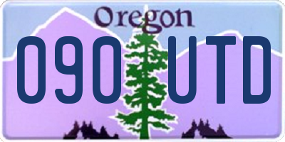 OR license plate 090UTD