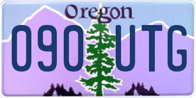 OR license plate 090UTG