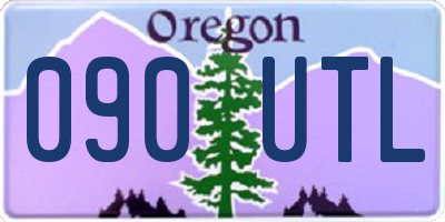 OR license plate 090UTL