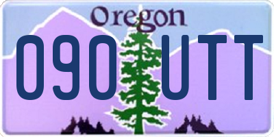 OR license plate 090UTT