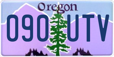 OR license plate 090UTV