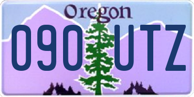 OR license plate 090UTZ
