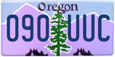 OR license plate 090UUC
