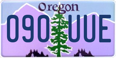 OR license plate 090UUE