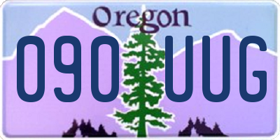 OR license plate 090UUG