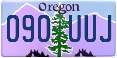 OR license plate 090UUJ