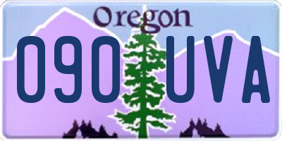 OR license plate 090UVA