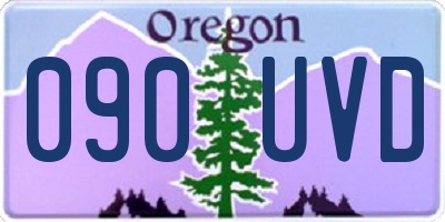 OR license plate 090UVD