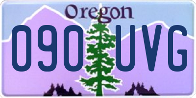 OR license plate 090UVG