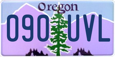 OR license plate 090UVL