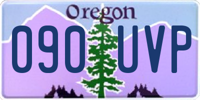 OR license plate 090UVP