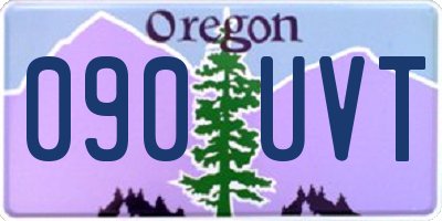 OR license plate 090UVT