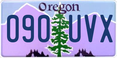 OR license plate 090UVX