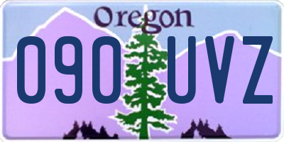 OR license plate 090UVZ