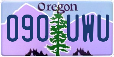 OR license plate 090UWU
