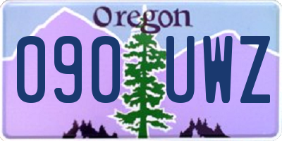 OR license plate 090UWZ