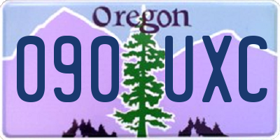 OR license plate 090UXC