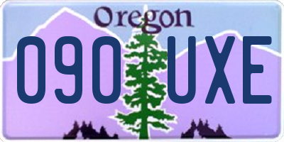 OR license plate 090UXE
