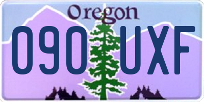 OR license plate 090UXF
