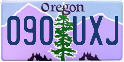OR license plate 090UXJ