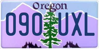 OR license plate 090UXL