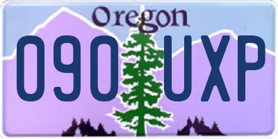 OR license plate 090UXP