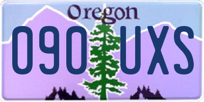 OR license plate 090UXS