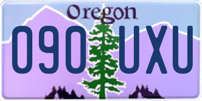 OR license plate 090UXU