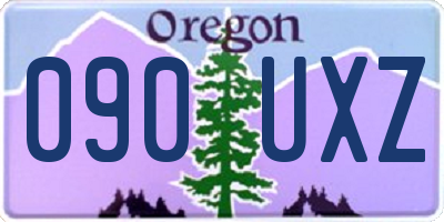 OR license plate 090UXZ