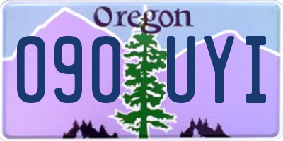 OR license plate 090UYI