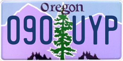 OR license plate 090UYP